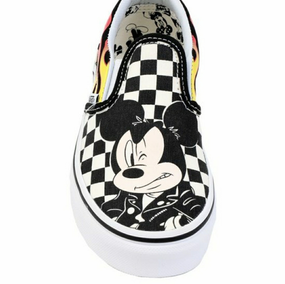 VANS Kids Disney Mickey Minnie 90th Anniversary Slip-On